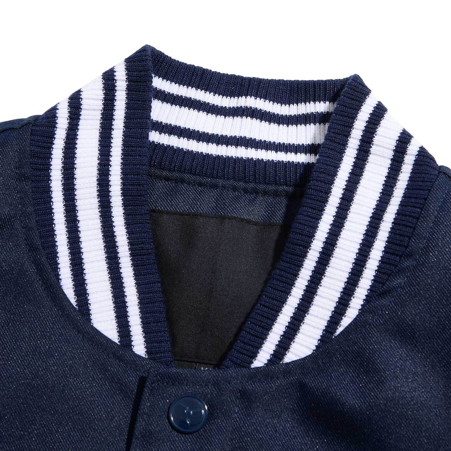 All-City Jacket Navy and White - Image 5