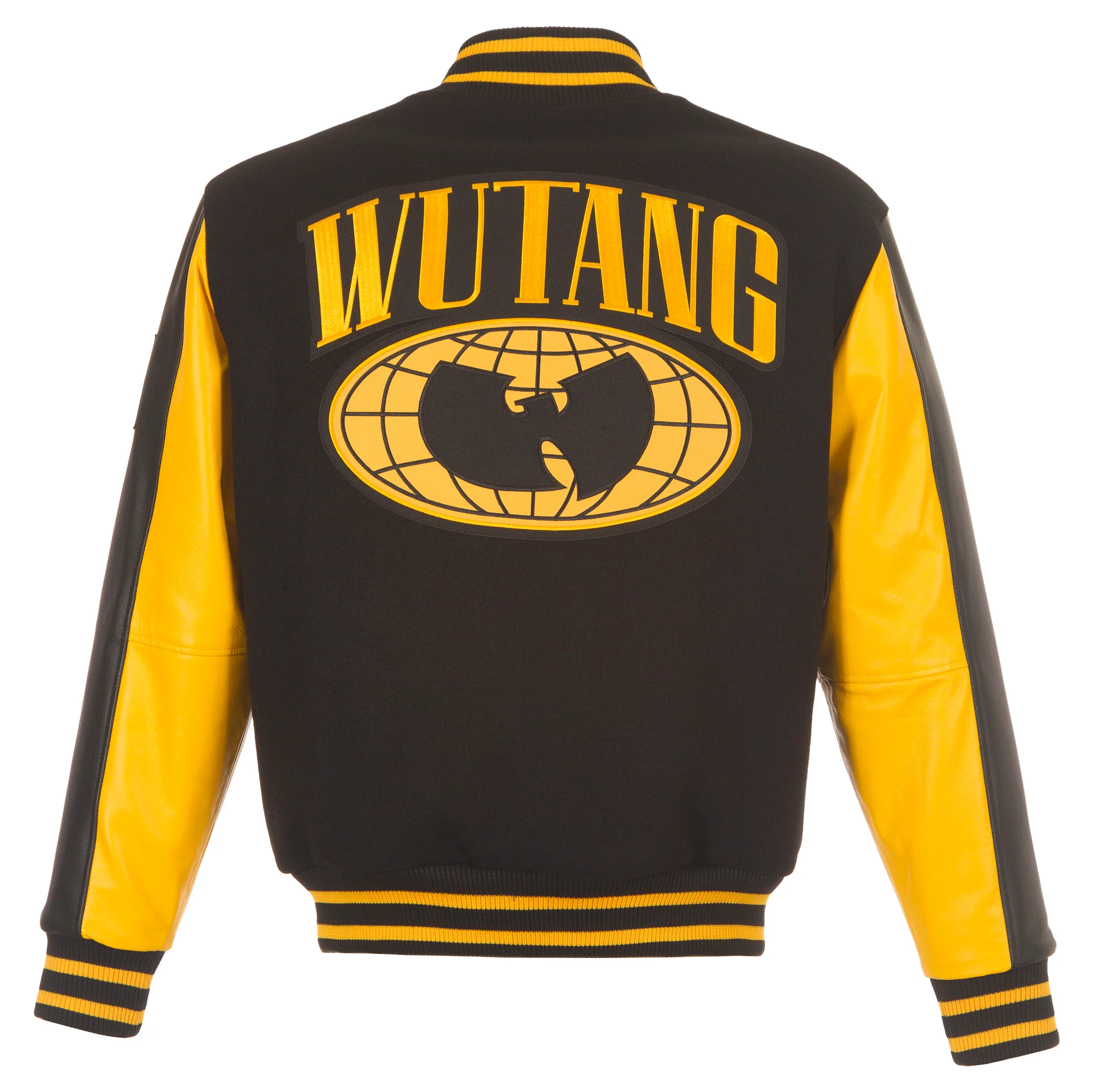 Wu Globe Black & Yellow Patterned Sleeve Jacket - Image 3