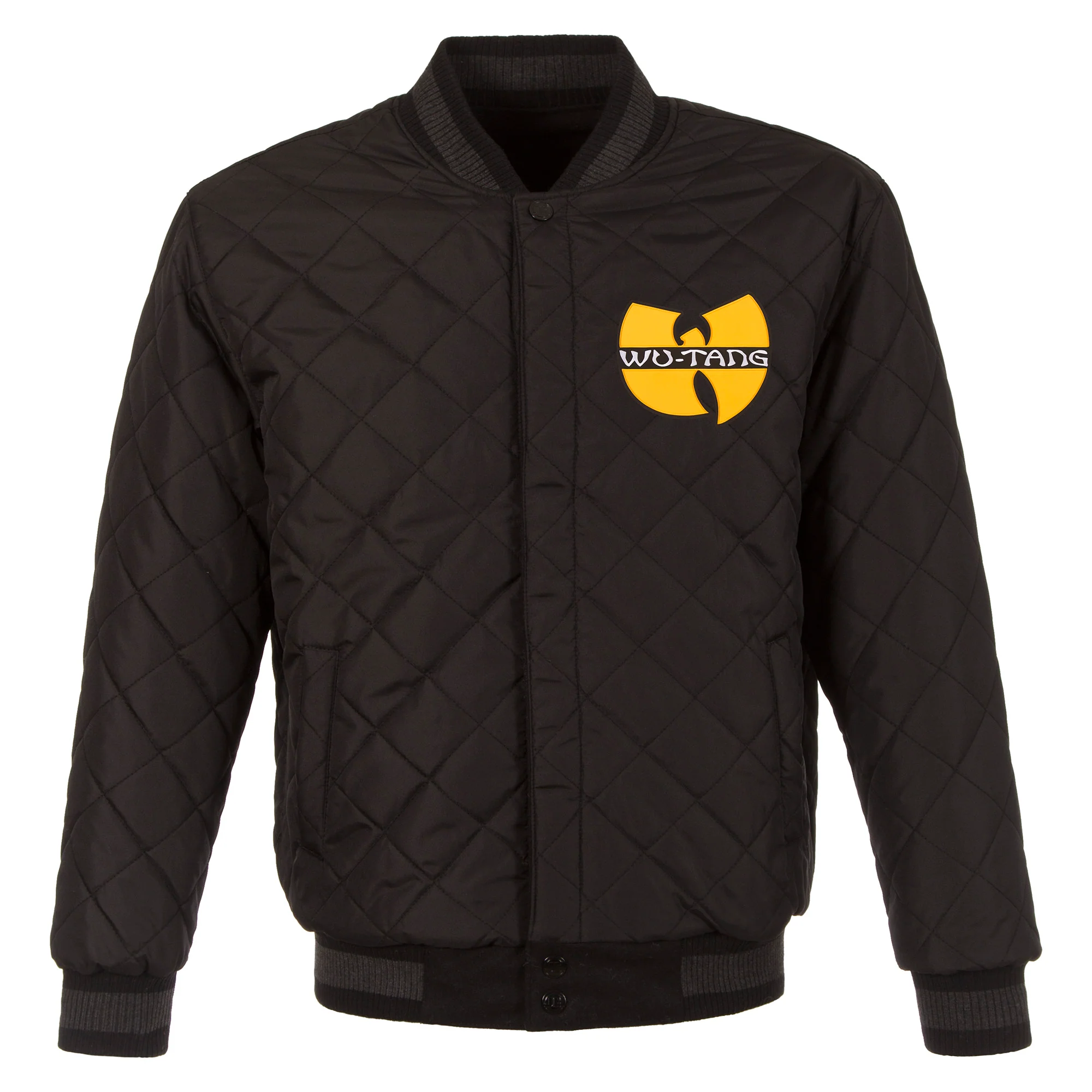 WU Wool/Leather Reversible Classic Logo Jacket - Image 3